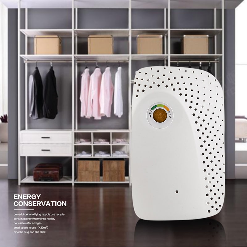 Closet Dehumidifier for Small Spaces Basements and Crawl with Rechargeable Silica Gel - Image 3