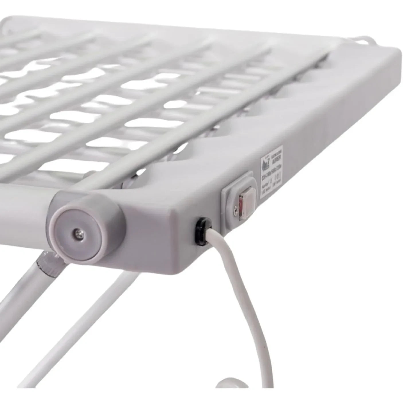 Clothes Drying Rack Electric Dryer Foldable Aluminum Heated Portable Airer - Image 3