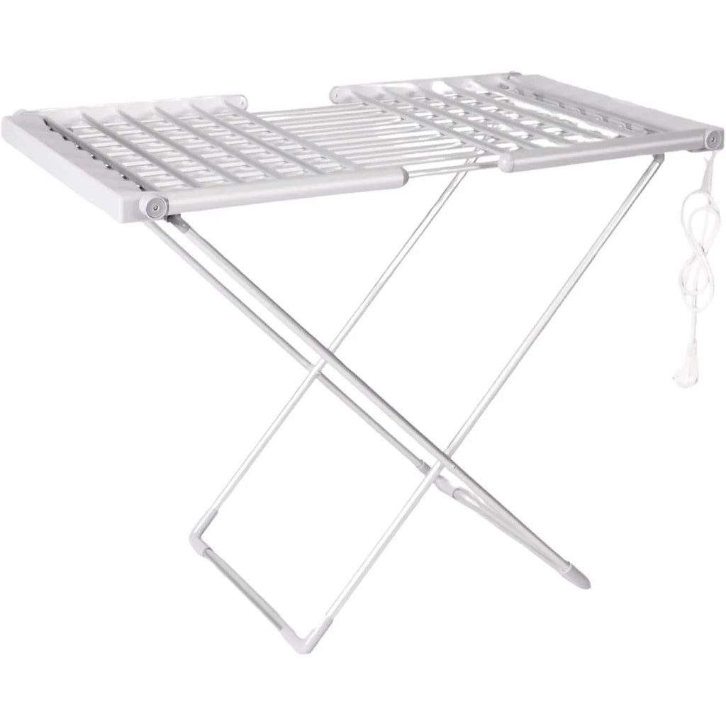 Clothes Drying Rack Electric Dryer Foldable Aluminum Heated Portable Airer - Image 7