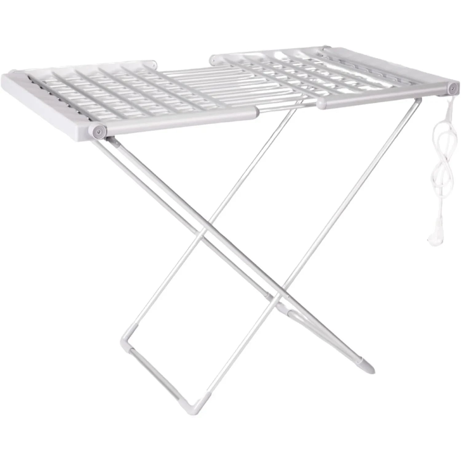Clothes Drying Rack Electric Dryer Foldable Aluminum Heated Portable Airer - Image 7