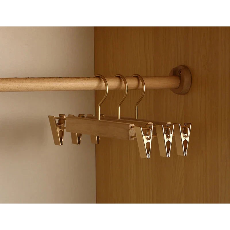 Clothes Hangers Wooden Coat Suit Wide Shoulder Wood Non Slip - Image 4