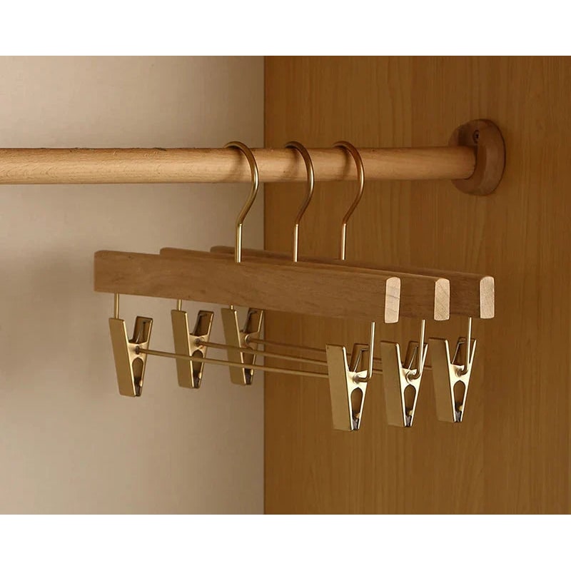 Clothes Hangers Wooden Coat Suit Wide Shoulder Wood Non Slip - Image 5