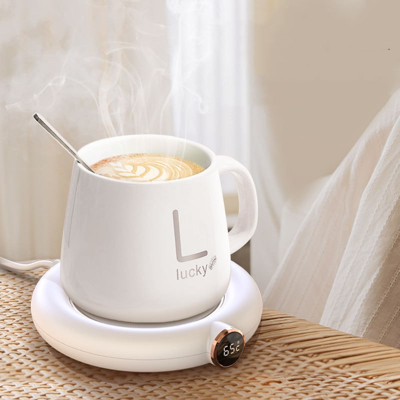 Coffee Mug Warmer and Cup Plate with LED Display and Touch Controls for Desk Electric - Image 12