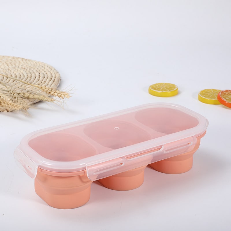 Collapsible Lunch Box with Silicone Bento Containers and Snap-Lock Lids Heatable - Image 10