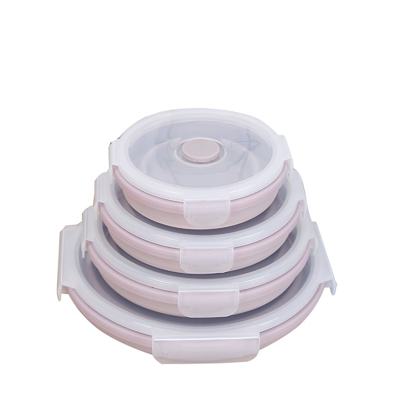 Collapsible Lunch Box with Silicone Bento Containers and Snap-Lock Lids Heatable - Image 11