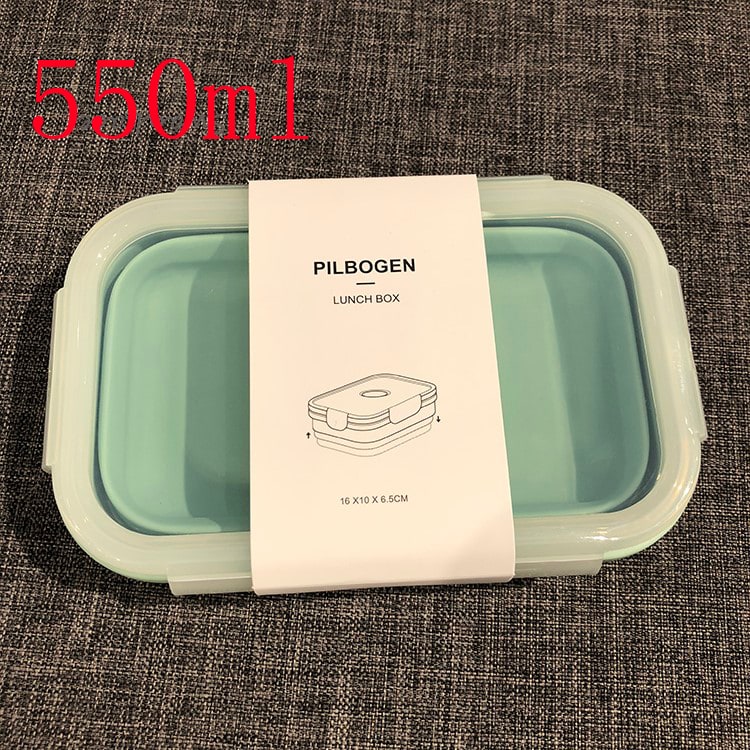 Collapsible Lunch Box with Silicone Bento Containers and Snap-Lock Lids Heatable - Image 12