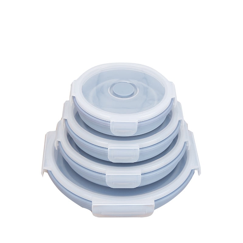 Collapsible Lunch Box with Silicone Bento Containers and Snap-Lock Lids Heatable - Image 15