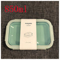 Collapsible Lunch Box with Silicone Bento Containers and Snap-Lock Lids Heatable - Image 3