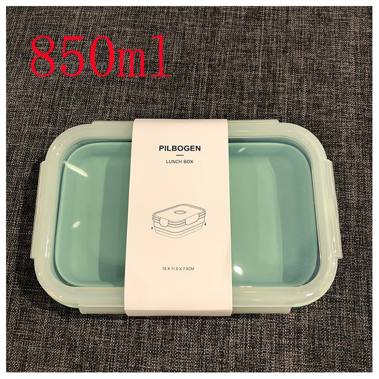 Collapsible Lunch Box with Silicone Bento Containers and Snap-Lock Lids Heatable - Image 3