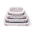 Collapsible Lunch Box with Silicone Bento Containers and Snap-Lock Lids Heatable - Image 9