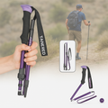 Collapsible Trekking Poles with Adjustable Hiking and Nordic Walking Foam Grip Folding - Image 5