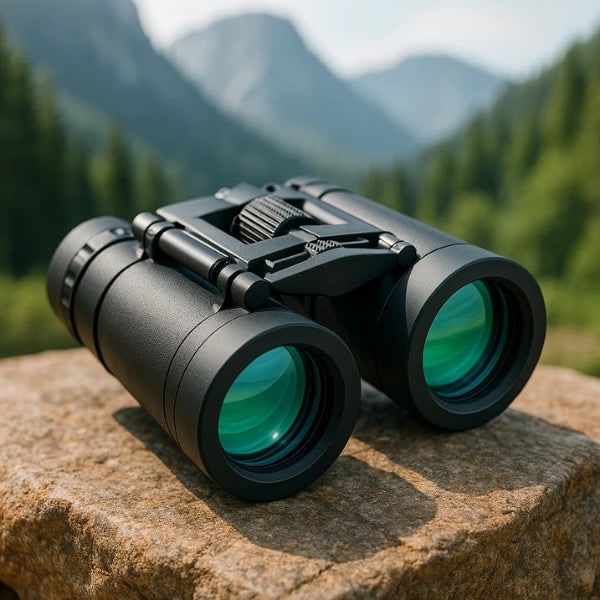 Compact Binoculars Portable Foldable Pocket Outdoor Hiking Travel High Powered - Image 1