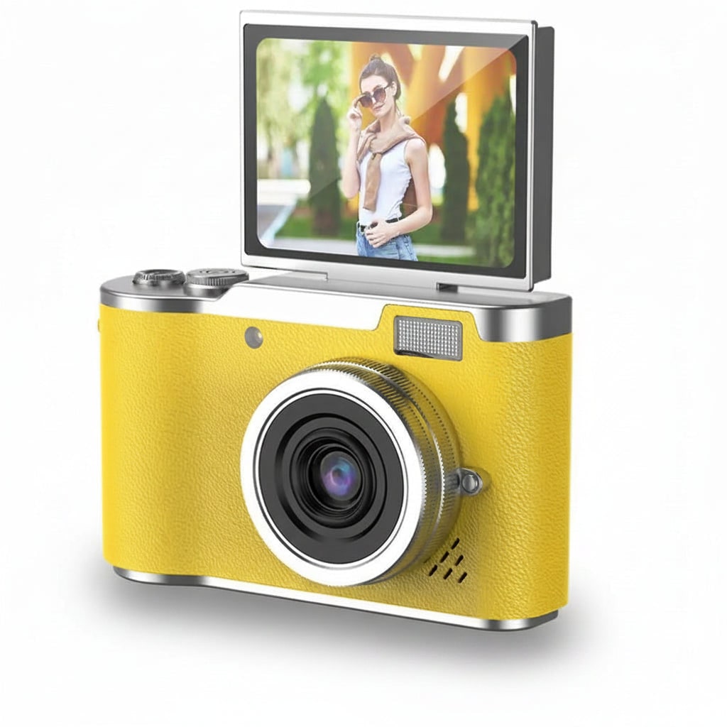 Compact Digital Camera Vlogging 4K Flip Screen Portable Rechargeable - Image 12