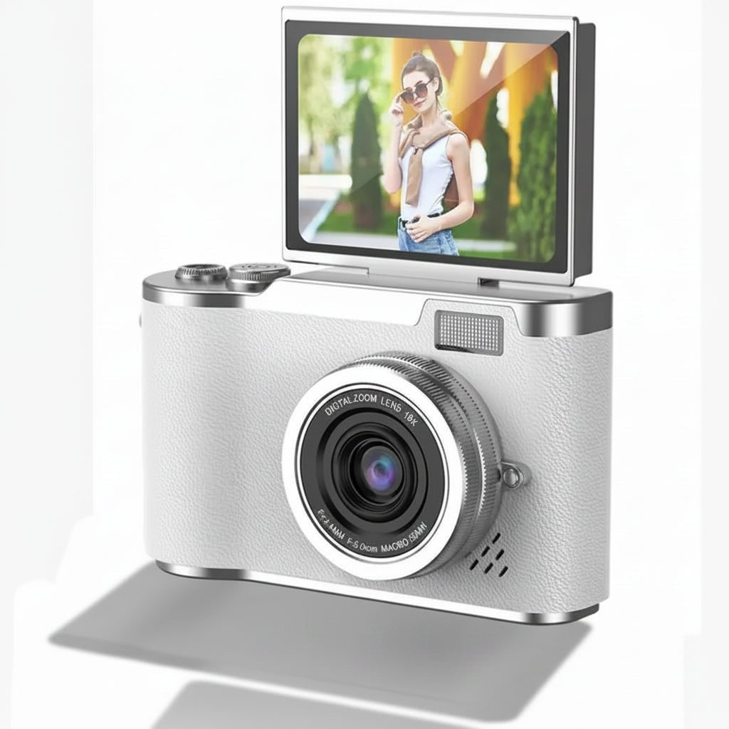 Compact Digital Camera Vlogging 4K Flip Screen Portable Rechargeable - Image 13