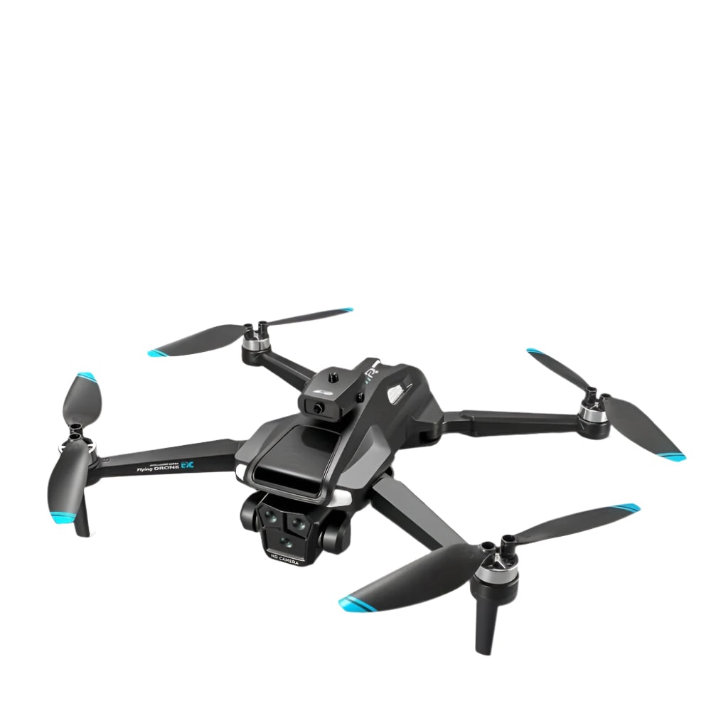 Compact Foldable Camera Drone with Triple Lens Gimbal and Quadcopter Design for Aerial Photography - Image 12