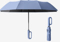 Compact Travel Umbrella Windproof Automatic Folding Portable Carabiner Uv Protection - Image 1
