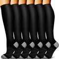 Compression Support Socks and with Moisture Wicking and Reinforced Heel Toe - Image 1