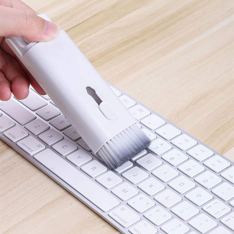 Computer Keyboard Cleaning Kit with Retractable Brush Keycap Puller and Microfiber Screen Wipe - Image 14