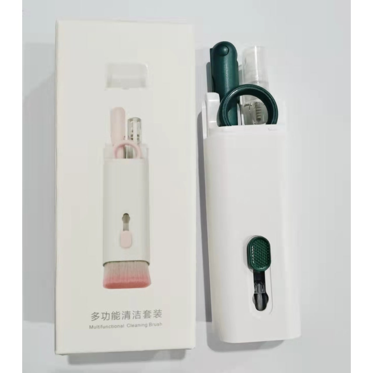 Computer Keyboard Cleaning Kit with Retractable Brush Keycap Puller and Microfiber Screen Wipe - Image 2