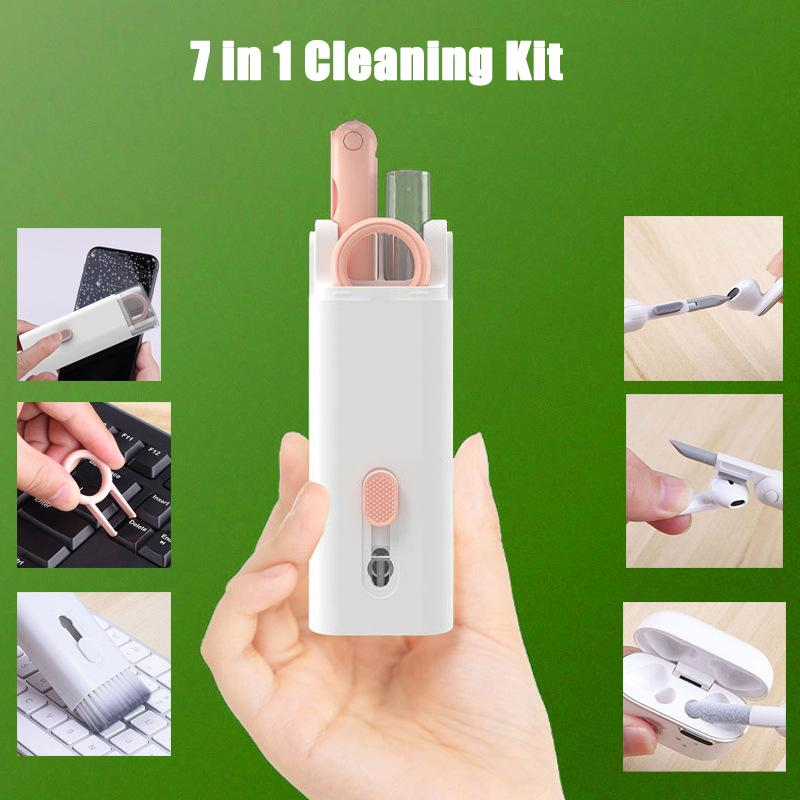 Computer Keyboard Cleaning Kit with Retractable Brush Keycap Puller and Microfiber Screen Wipe - Image 20