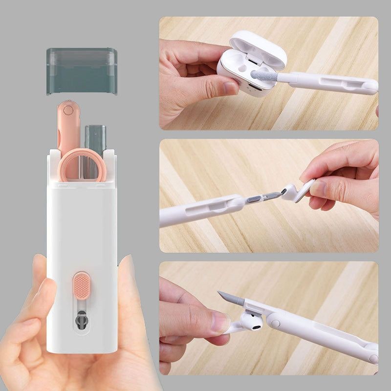 Computer Keyboard Cleaning Kit with Retractable Brush Keycap Puller and Microfiber Screen Wipe - Image 22