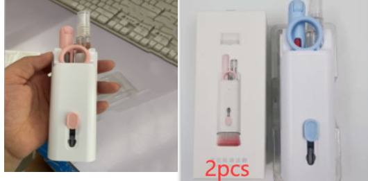 Computer Keyboard Cleaning Kit with Retractable Brush Keycap Puller and Microfiber Screen Wipe - Image 3