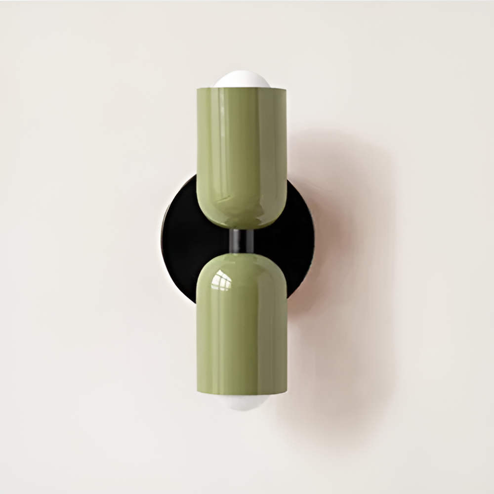 Contemporary Wall Sconce Lighting with Dual Up Down Direction and Color Block Design - Image 10