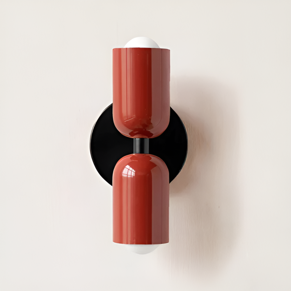 Contemporary Wall Sconce Lighting with Dual Up Down Direction and Color Block Design - Image 11
