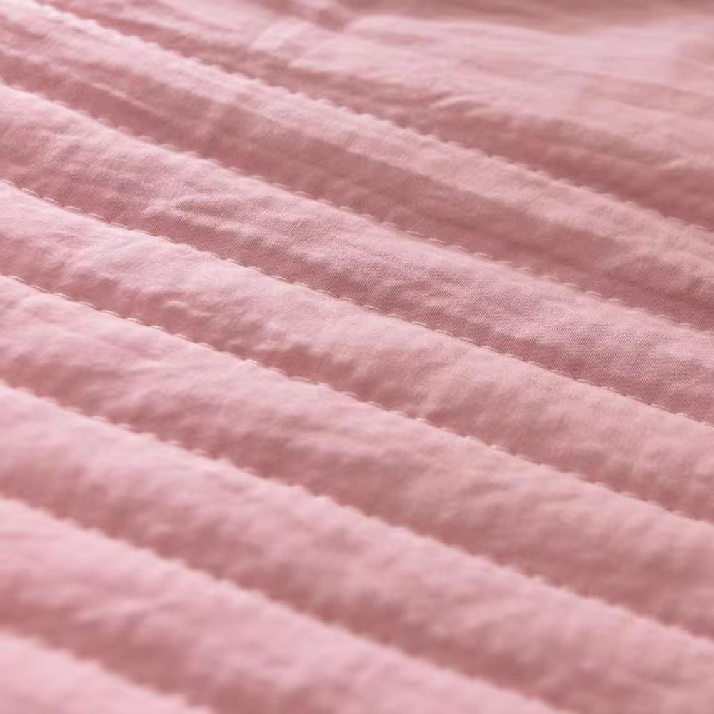 Cooling Blanket with Channel Quilted Design and Soft Crinkled Texture - Image 3