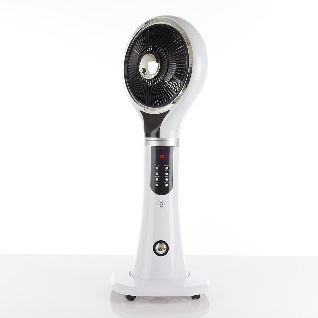 Cooling Fan Portable Evaporative Cooler Misting Pedestal Digital LED Display Oscillating - Image 5