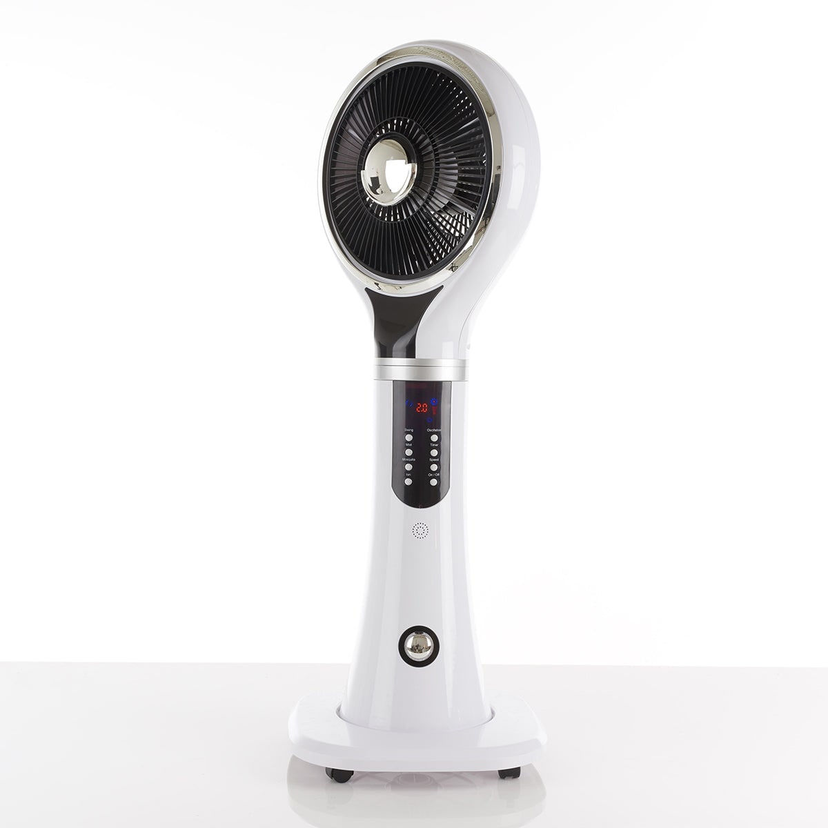Cooling Fan Portable Evaporative Cooler Misting Pedestal Digital LED Display Oscillating - Image 5