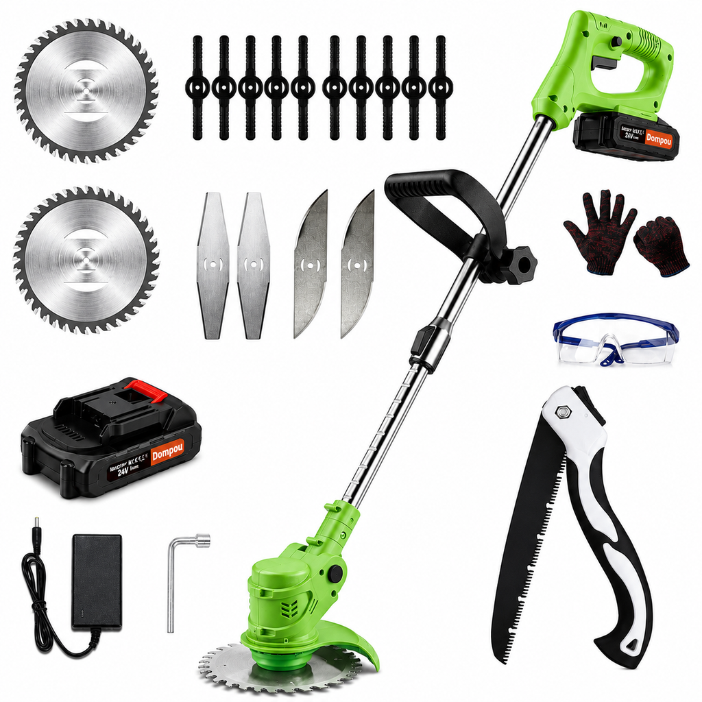 Cordless Grass Trimmer String with Adjustable Head and Edging for Lawn Care Line - Image 1