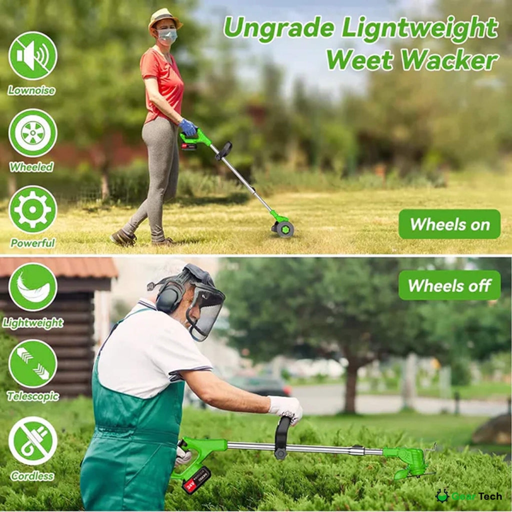 Cordless Grass Trimmer String with Adjustable Head and Edging for Lawn Care Line - Image 11