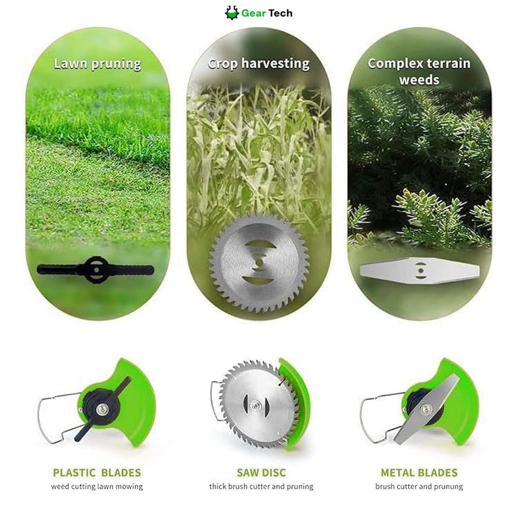 Cordless Grass Trimmer String with Adjustable Head and Edging for Lawn Care Line - Image 5