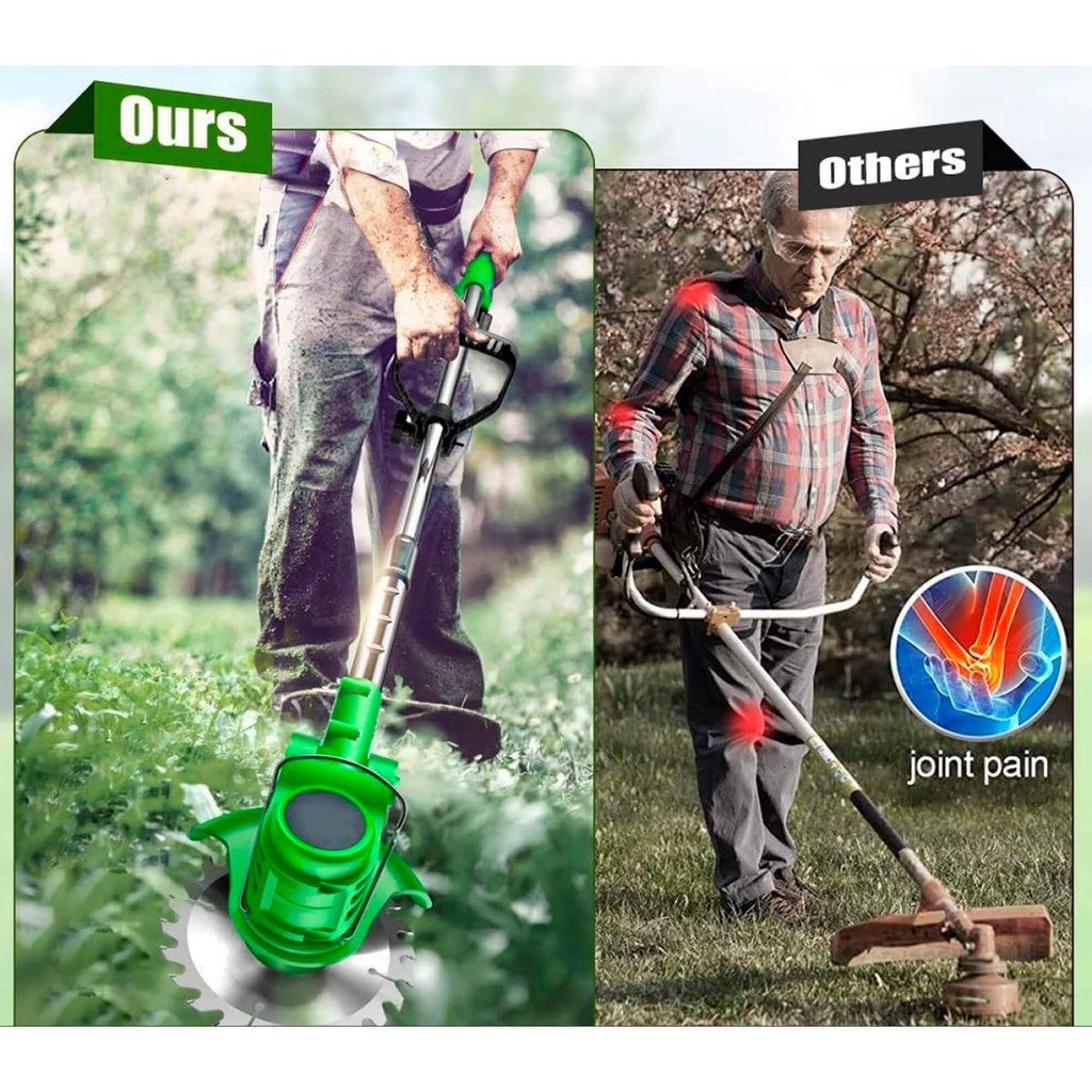 Cordless Grass Trimmer String with Adjustable Head and Edging for Lawn Care Line - Image 6