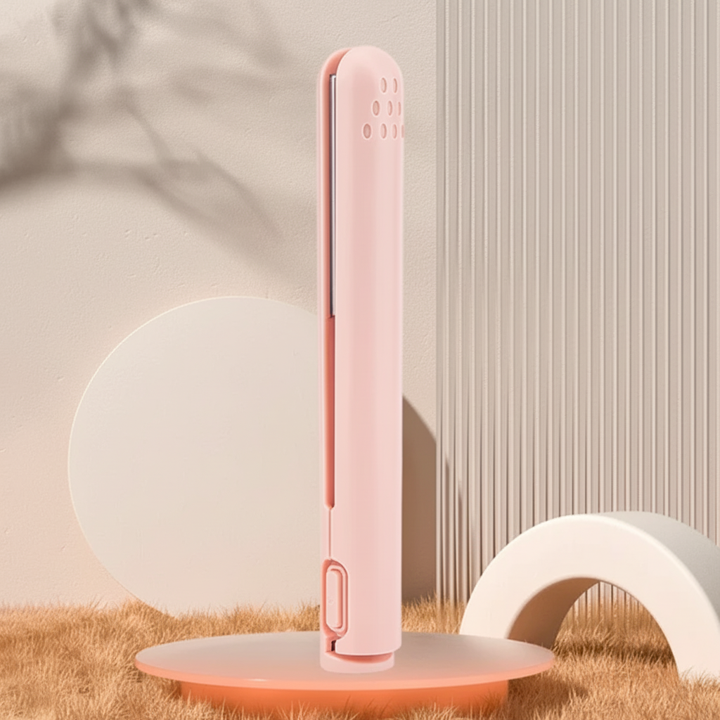 Cordless Hair Straightener Mini Portable Rechargeable Ceramic Plates Wireless Travel - Image 4