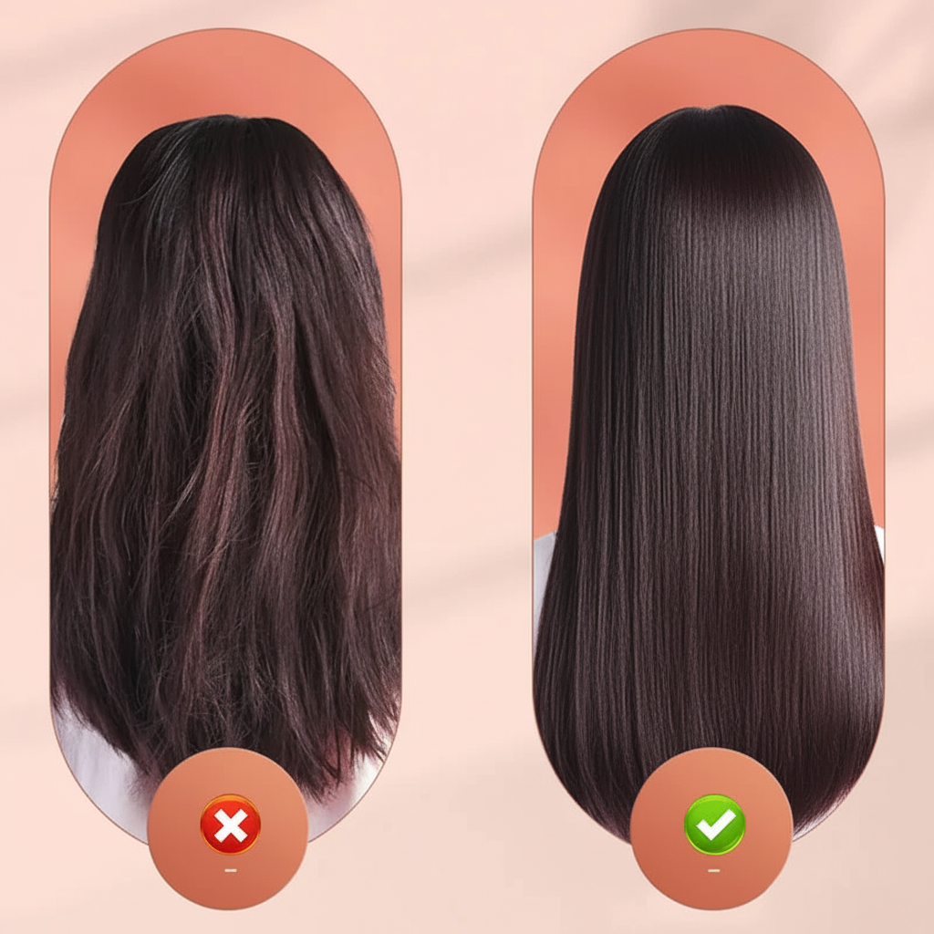Cordless Hair Straightener Mini Portable Rechargeable Ceramic Plates Wireless Travel - Image 8