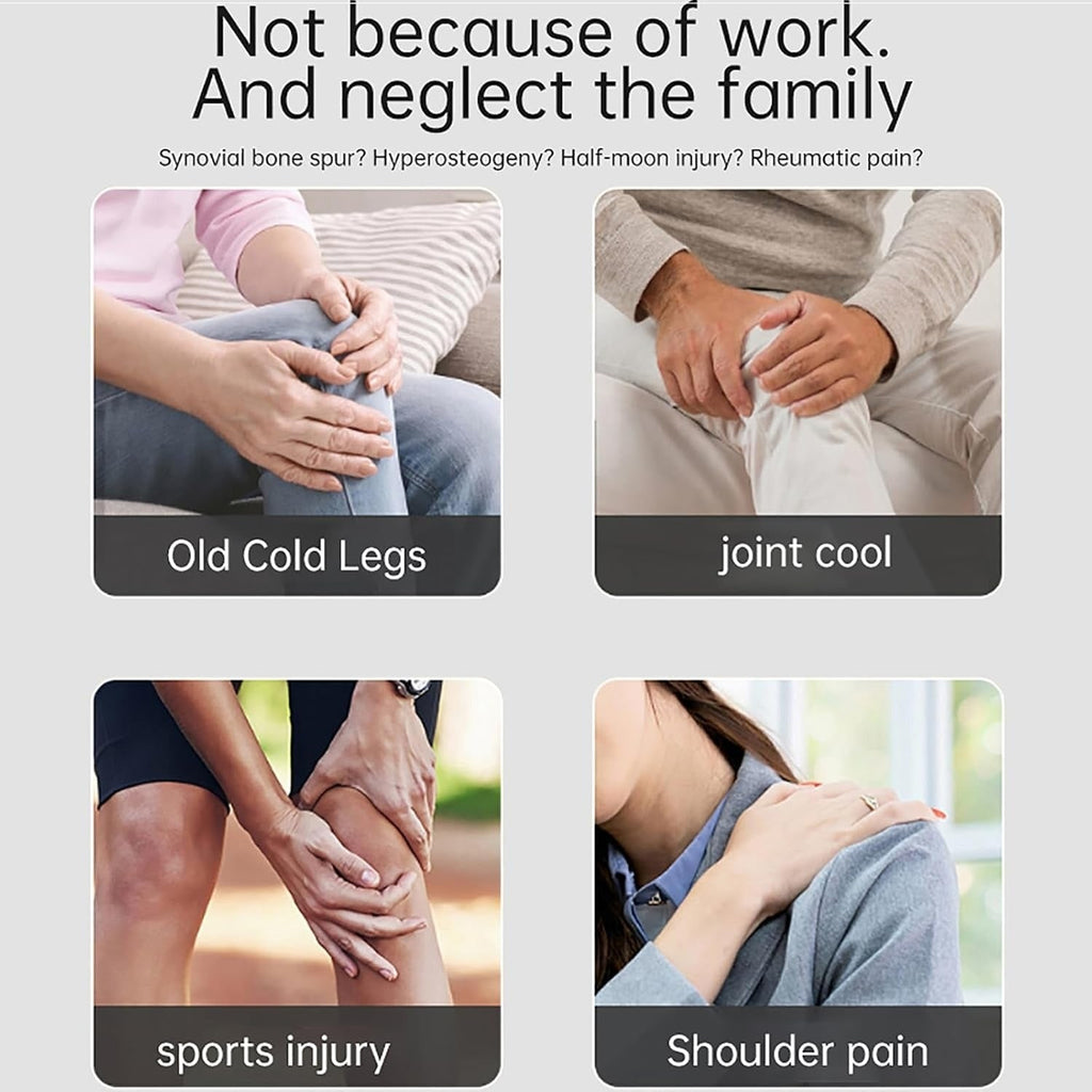 Cordless Heated Knee Massager with Vibration Heat and Digital Display for Arthritis Pain Relief - Image 11