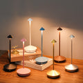 Cordless Table Lamp with USB Rechargeable Battery and Minimalist LED Design - Image 1