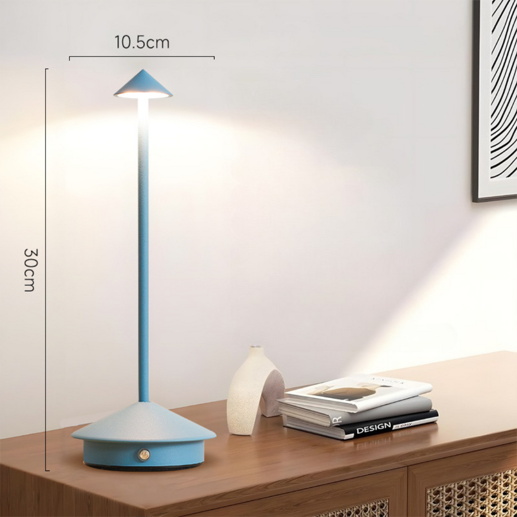 Cordless Table Lamp with USB Rechargeable Battery and Minimalist LED Design - Image 10