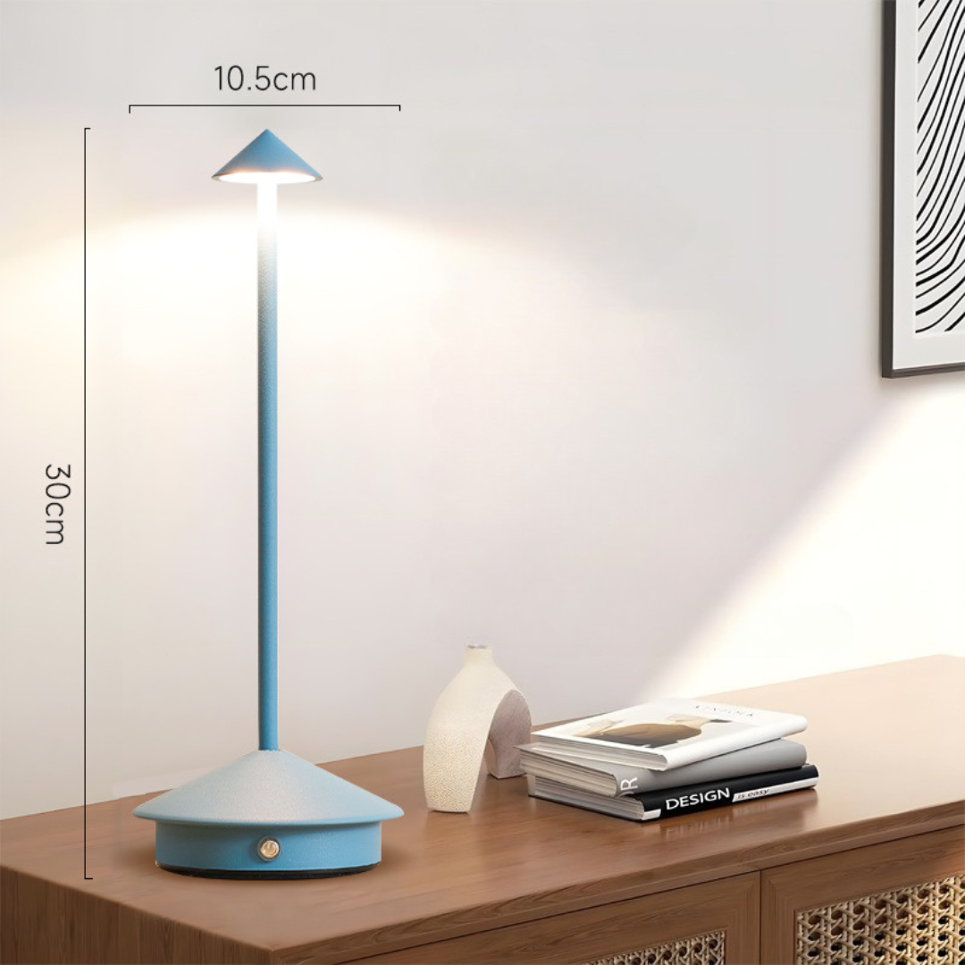 Cordless Table Lamp with USB Rechargeable Battery and Minimalist LED Design - Image 10