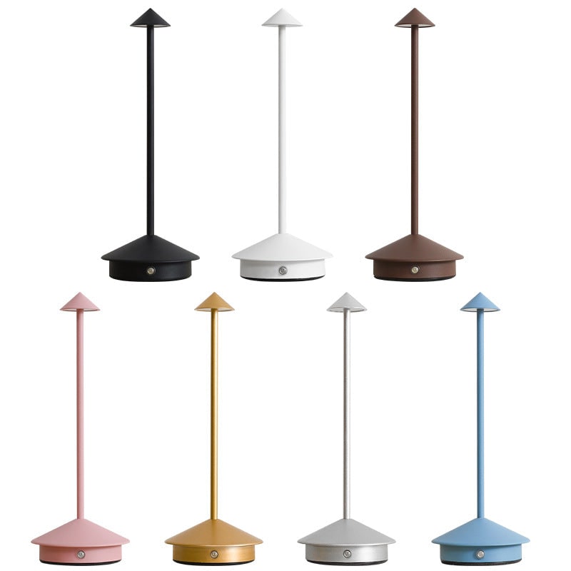 Cordless Table Lamp with USB Rechargeable Battery and Minimalist LED Design - Image 5