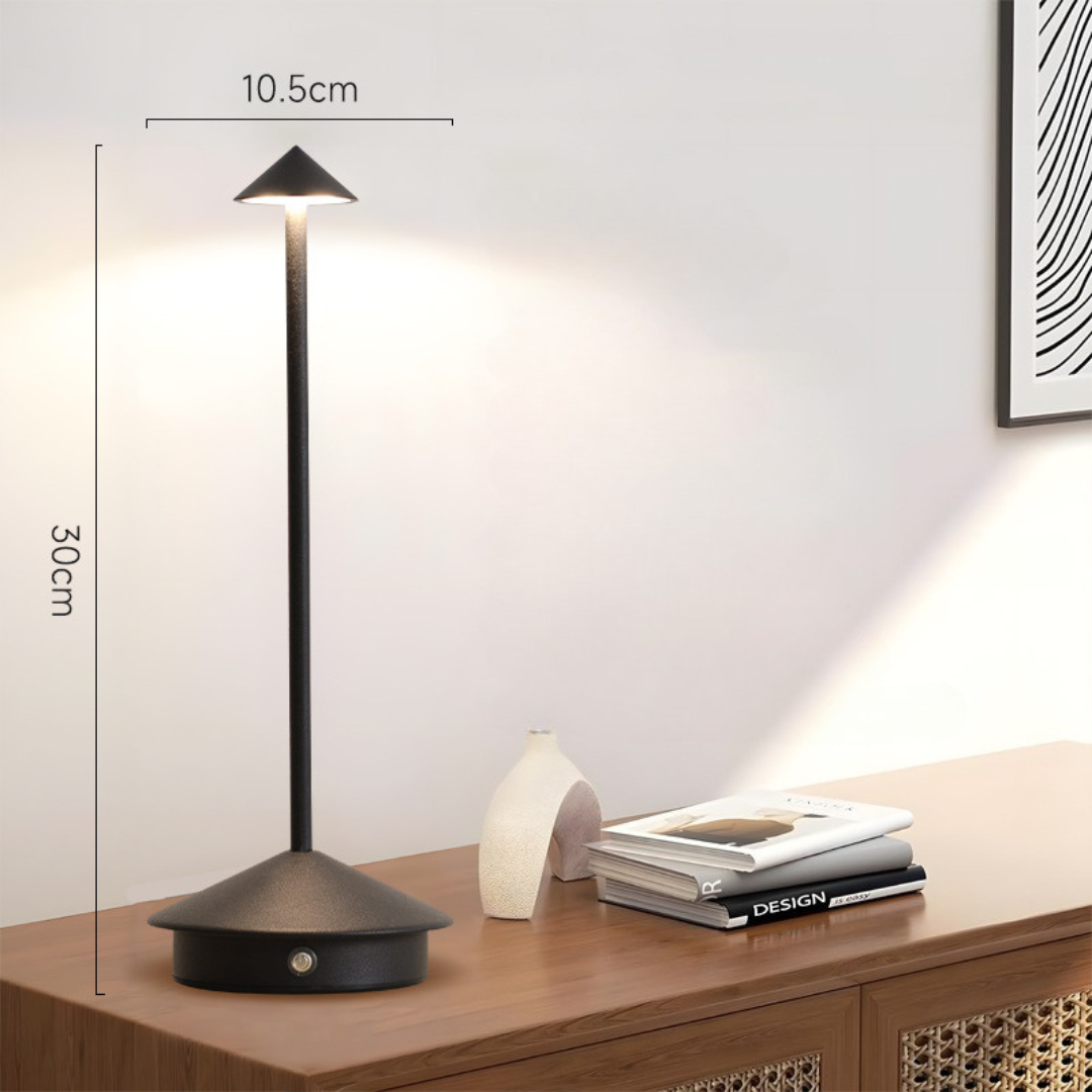 Cordless Table Lamp with USB Rechargeable Battery and Minimalist LED Design - Image 6