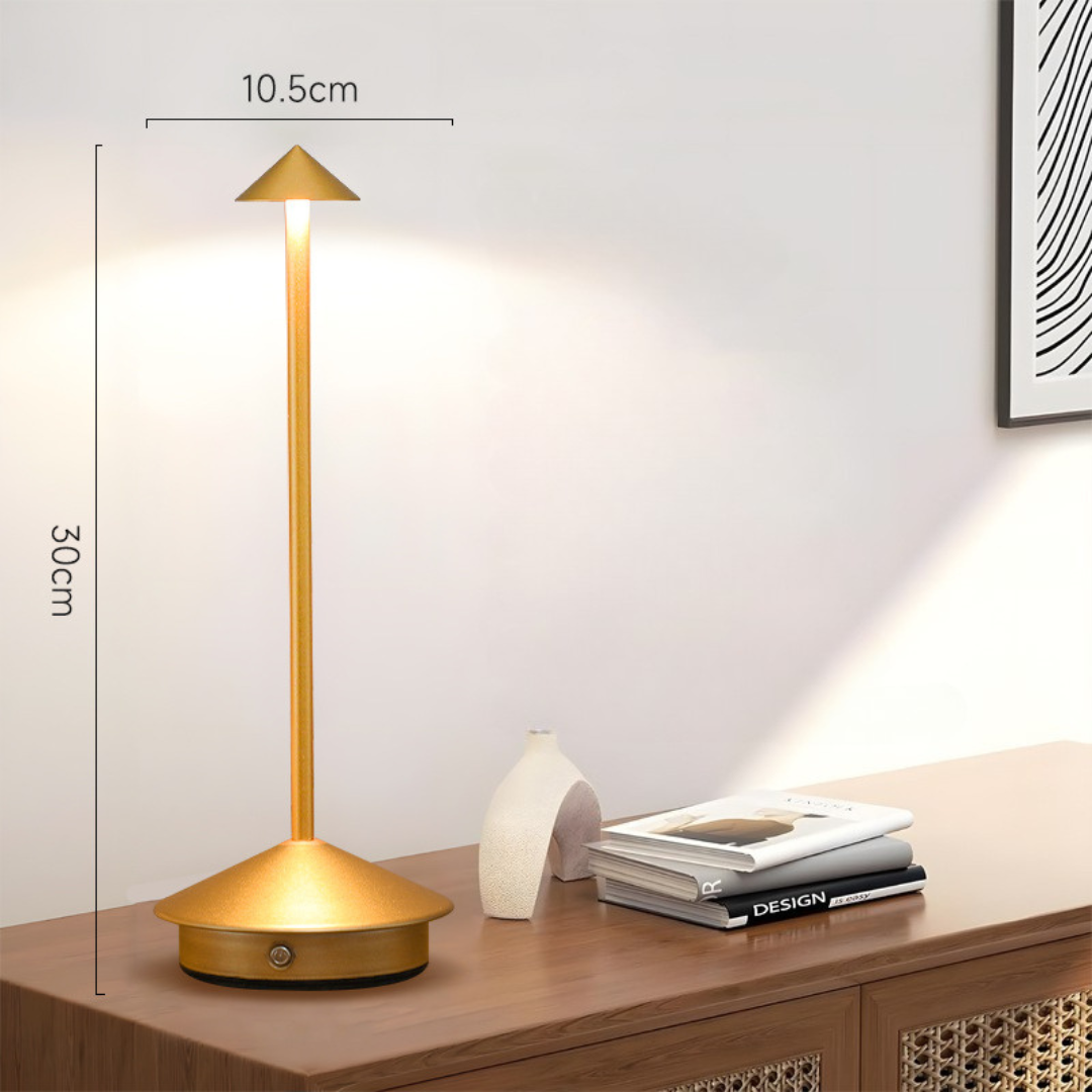 Cordless Table Lamp with USB Rechargeable Battery and Minimalist LED Design - Image 8