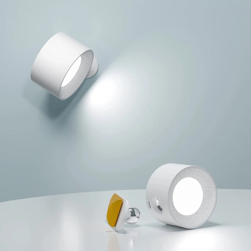 Cordless Wall Sconce Battery Operated Rechargeable Light Magnetic Adjustable LED - Image 16