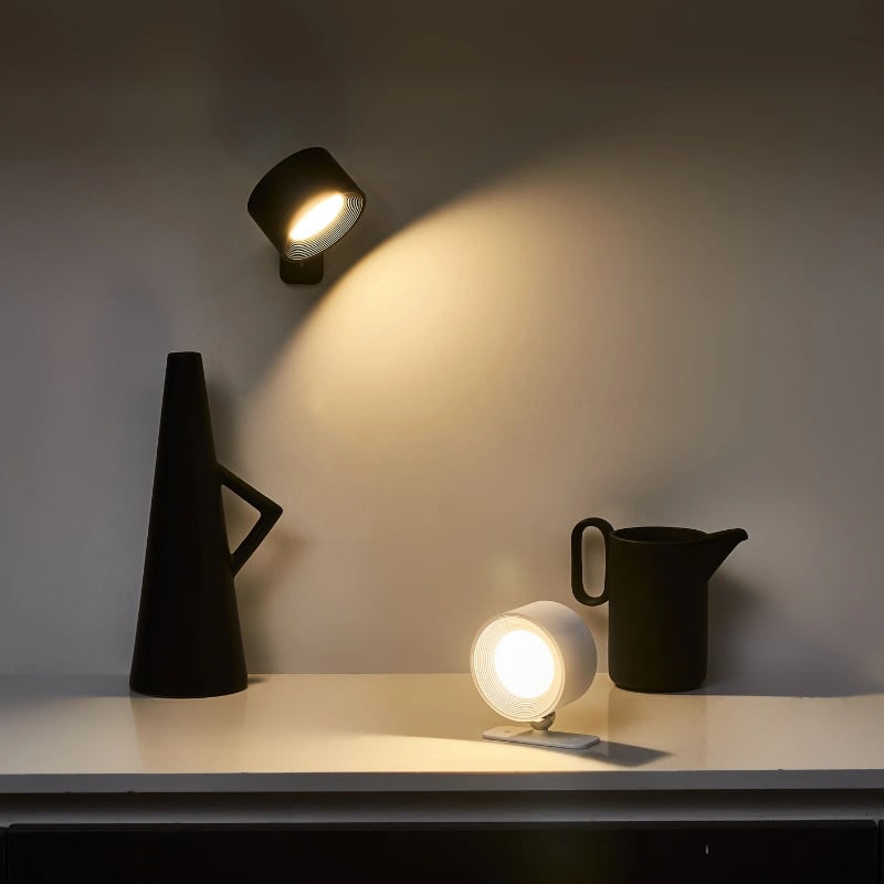 Cordless Wall Sconce Battery Operated Rechargeable Light Magnetic Adjustable LED - Image 6