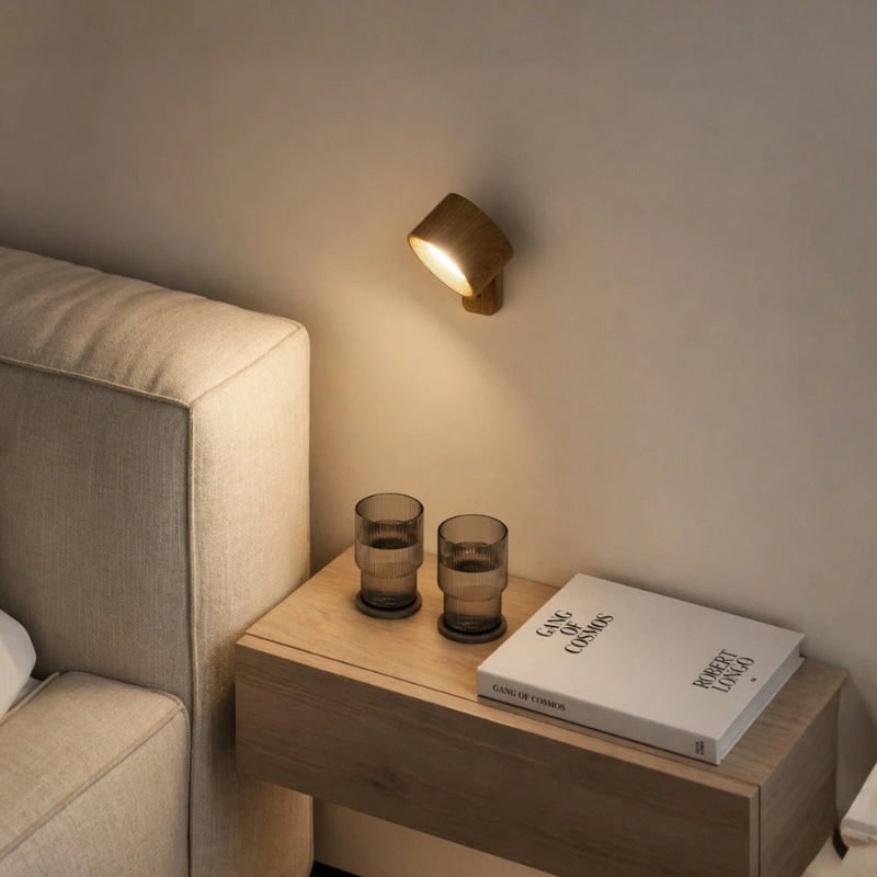 Cordless Wall Sconce Battery Operated Rechargeable Light Magnetic Adjustable LED - Image 7