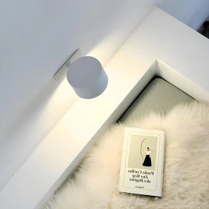 Cordless Wall Sconce with Modern Lighting Battery Powered 360° Rotating Magnetic Mount - Image 11
