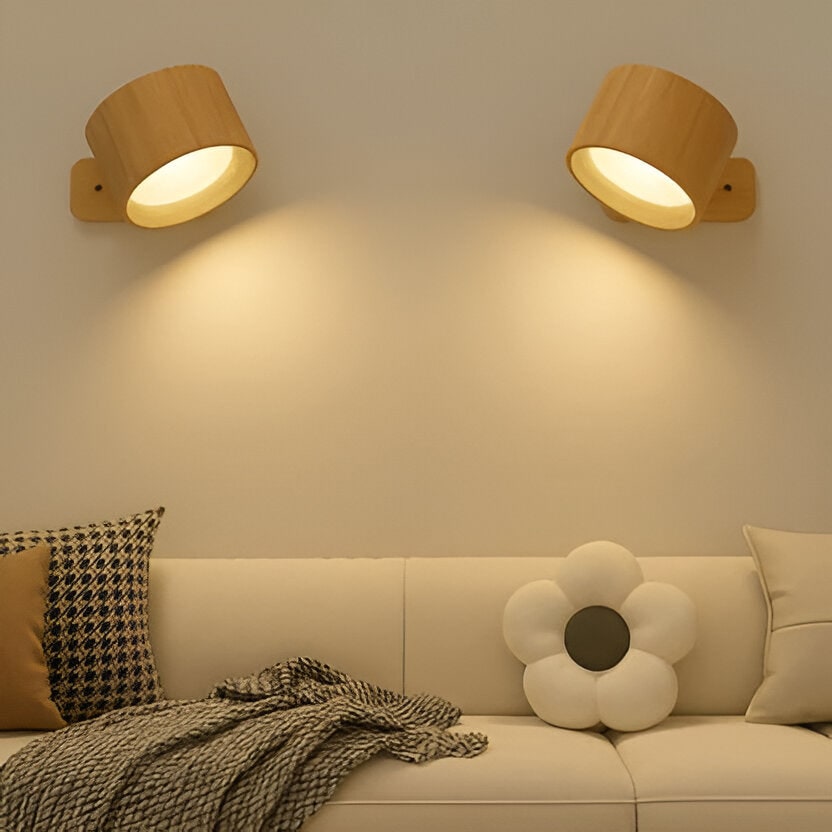 Cordless Wall Sconce with Modern Lighting Battery Powered 360° Rotating Magnetic Mount - Image 3