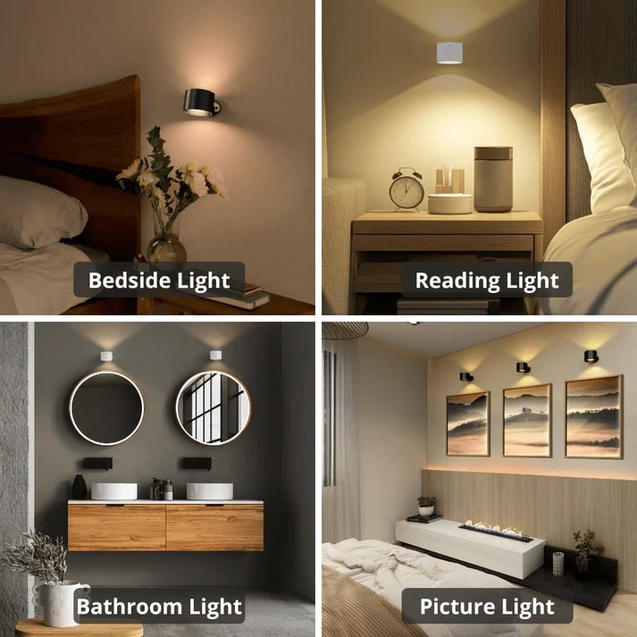 Cordless Wall Sconce with Remote Control Rechargeable LED Battery Powered Lighting - Image 10